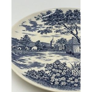 Vintage Holmar English Village Serving Platter Plate - Transferware Replacement